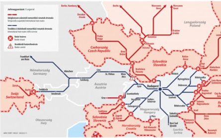 A nemzetközi vonatokban nem közlekednek fekvő- és hálókocsik, valamint étkezőkocsik