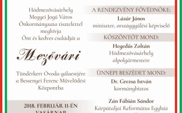 Mezővári Tündérkert Óvoda gálaestje február 11-én