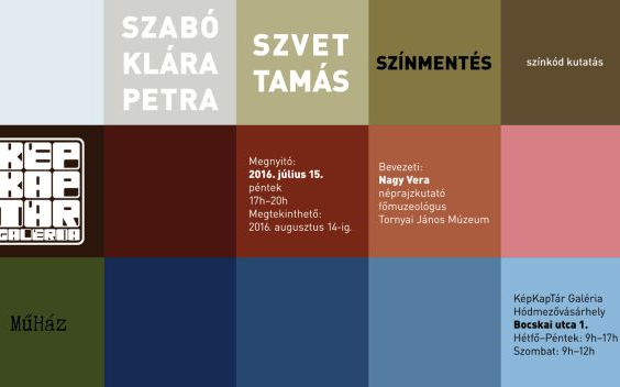 Szabó Klára Petra & Szvet Tamás kiállítása