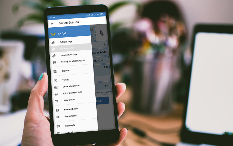 Egyre népszerűbb a MÁV applikációban váltott bérlet és az új Elvira
