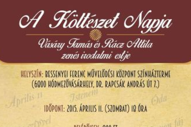 Vásáry Tamás és Rácz Attila estje a BFMK-ban