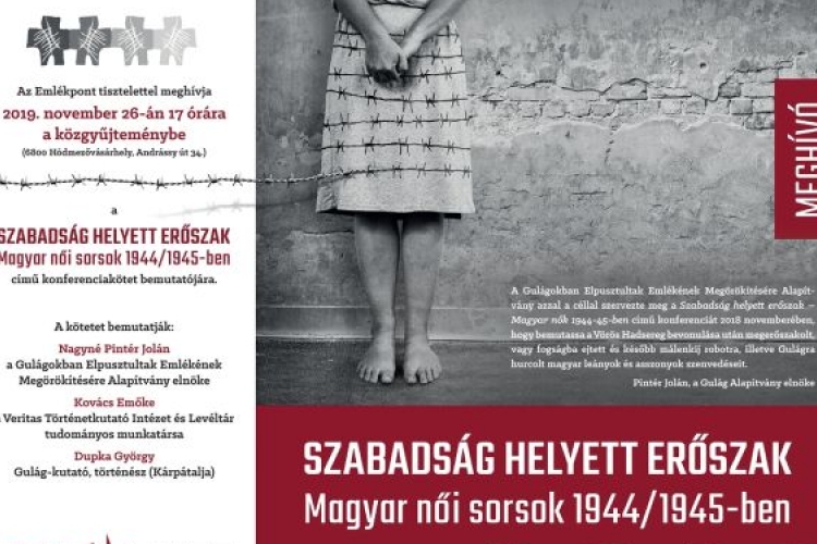 Szabadság helyett erőszak.  Magyar női sorsok 1944-1945-ben
