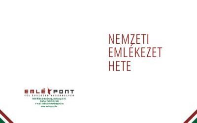 Nemzeti Emlékezet Hete az Emlékpontban