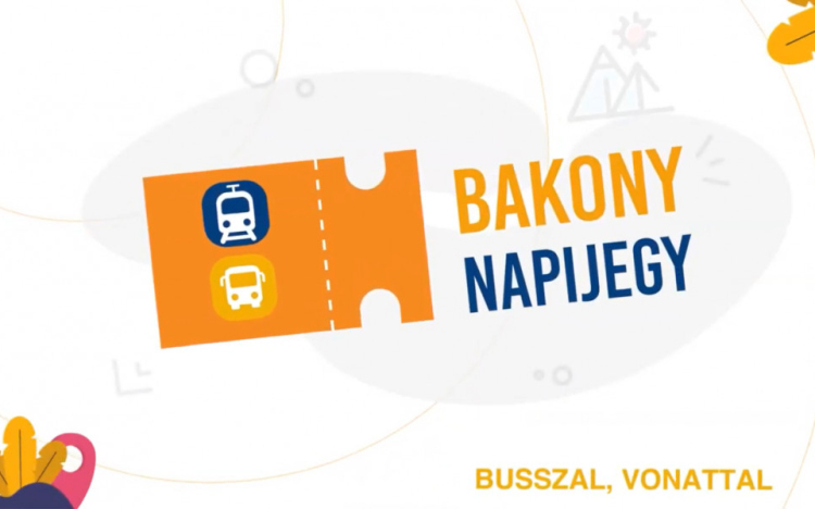 MÁV-Volán-csoport újdonsága: Bakony napijegy