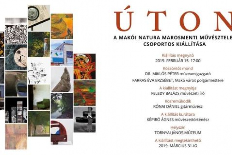 A makói Natura Marosmenti Művésztelep csoportos kiállítása Hódmezővásárhelyen