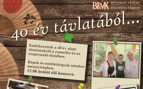 40 év távlatából - Emlékest a BFMK-ban