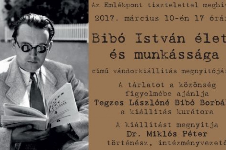 Bibó István munkásságáról nyílik kiállítás az Emlékpontban