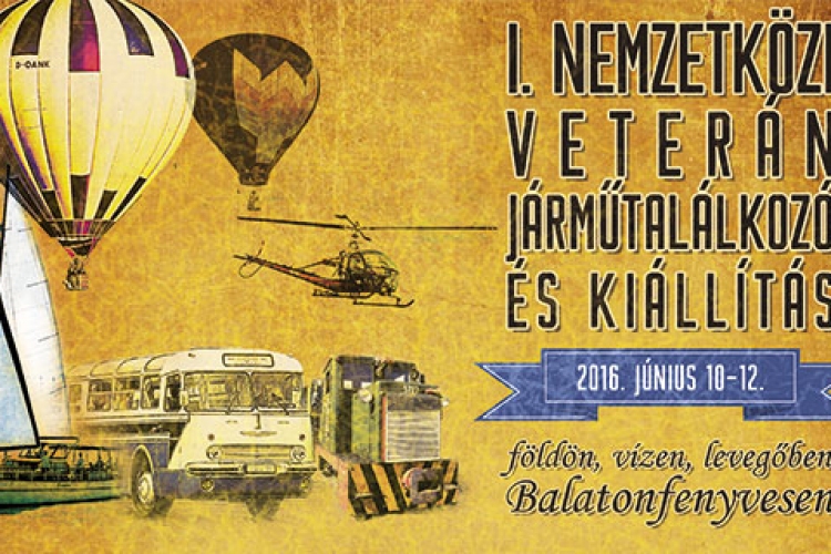 Nemzetközi veterán járműtalálkozó Balatonfenyvesen