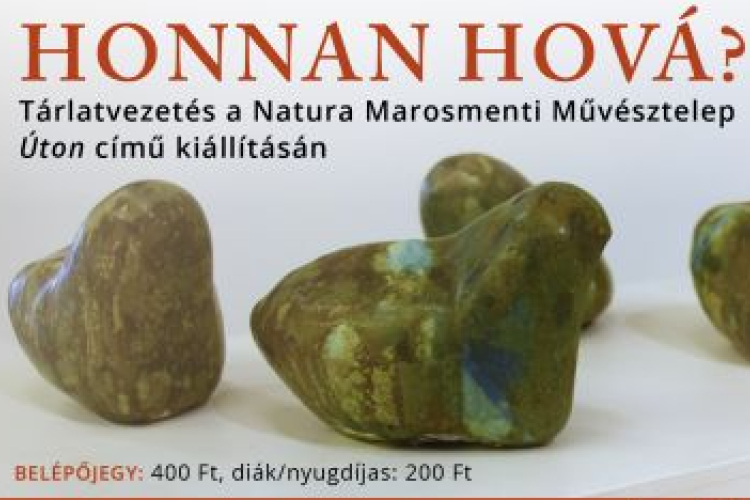 Tárlatvezetés az Úton című kiállításon