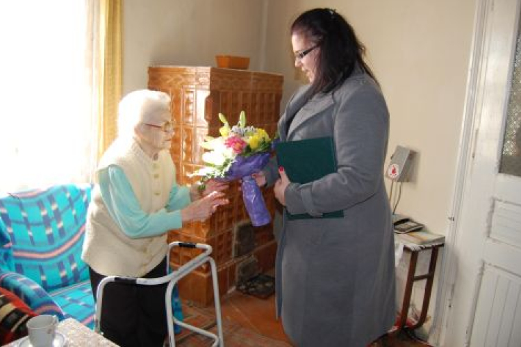 90. születésnapján köszöntötték Kardos Istvánnét