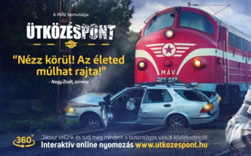 Sikeresen zárult a MÁV közlekedésbiztonsági kampánya, az Ütközéspon