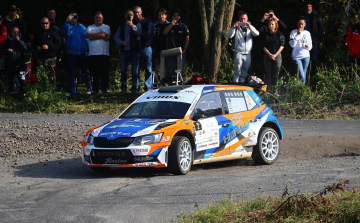 Korda Racing: Vincze Ferenc újabb dobogós helyezésével életben tartotta a bajnoki reményeit az Ózd Rallye-n