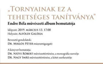 Endre Béla művészeti album bemutatója az Alföldi Galériában