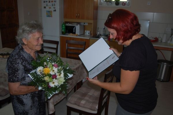 Kiss Gyuláné Lídia nénit köszöntötték 90. születésnapján