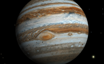 Különleges felvételt küldött a Jupiter Nagy Vörös Foltjáról a Hubble