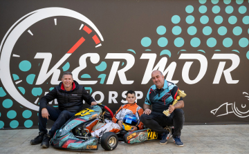 Manzák Martin az MNASz Gokart Kupa Junior győztese 2025-ben.