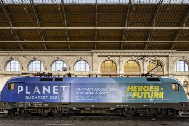 Bemutatták az első Planet Budapest 2021 mozdonyt