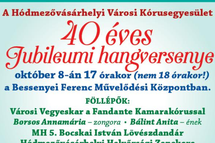 40 éves jubileumi koncert