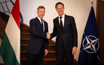 Magyar Péter megbeszélést folytatott Mark Rutte NATO-főtitkárral