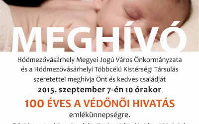 Védőnők emlékünnepsége szeptember 7-én a Polgármesteri Hivatal Dísztermében