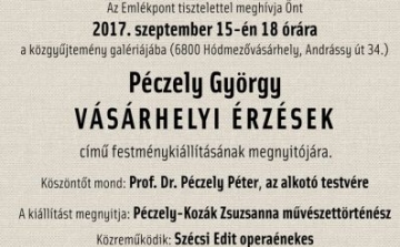 Péczely György VÁSÁRHELYI ÉRZÉSEK