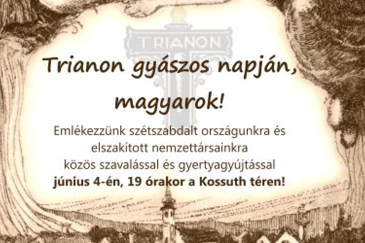 Közös versmondás Trianonra emlékezve Hódmezővásárhelyen