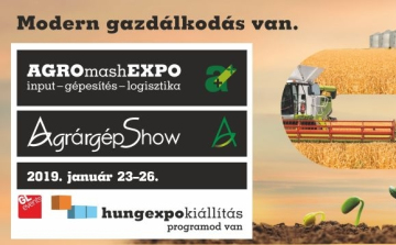 Ötvenszázalékos vasúti kedvezmény az AGROmashEXPO és AgrárgépShow rendezvényre