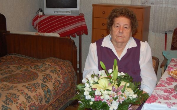 Gyovai Ferencné Marika nénit 90. születésnapján köszöntötték