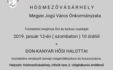 Megemlékezés a Don-kanyar hősi halottaira